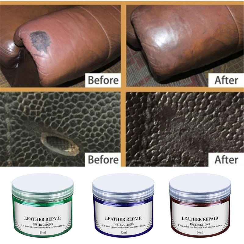 Leather repair cream