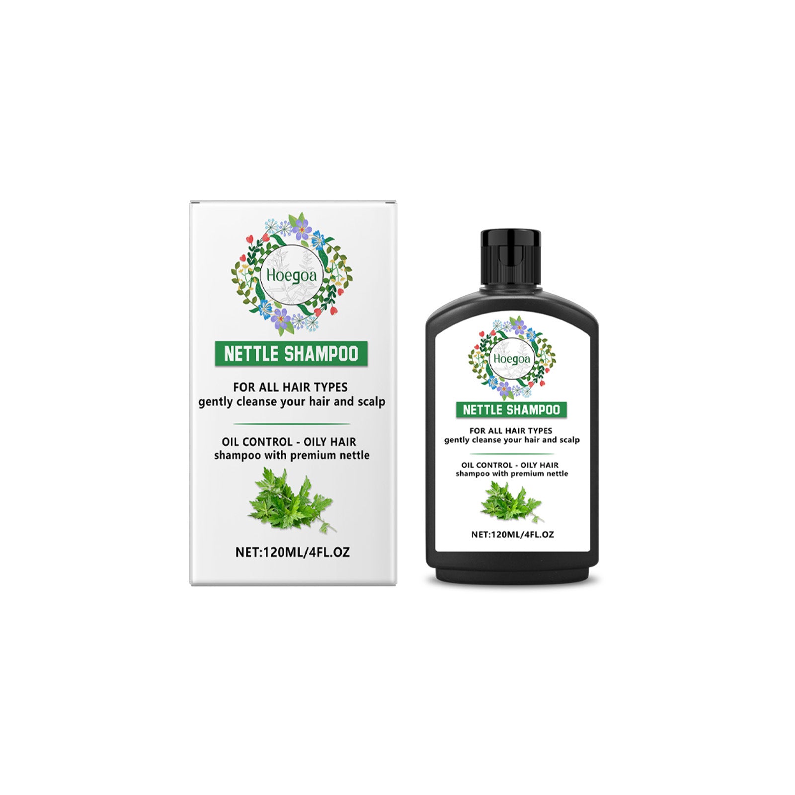HoeGoa Nettle Grass Shampoo Improves Scalp Cleaning