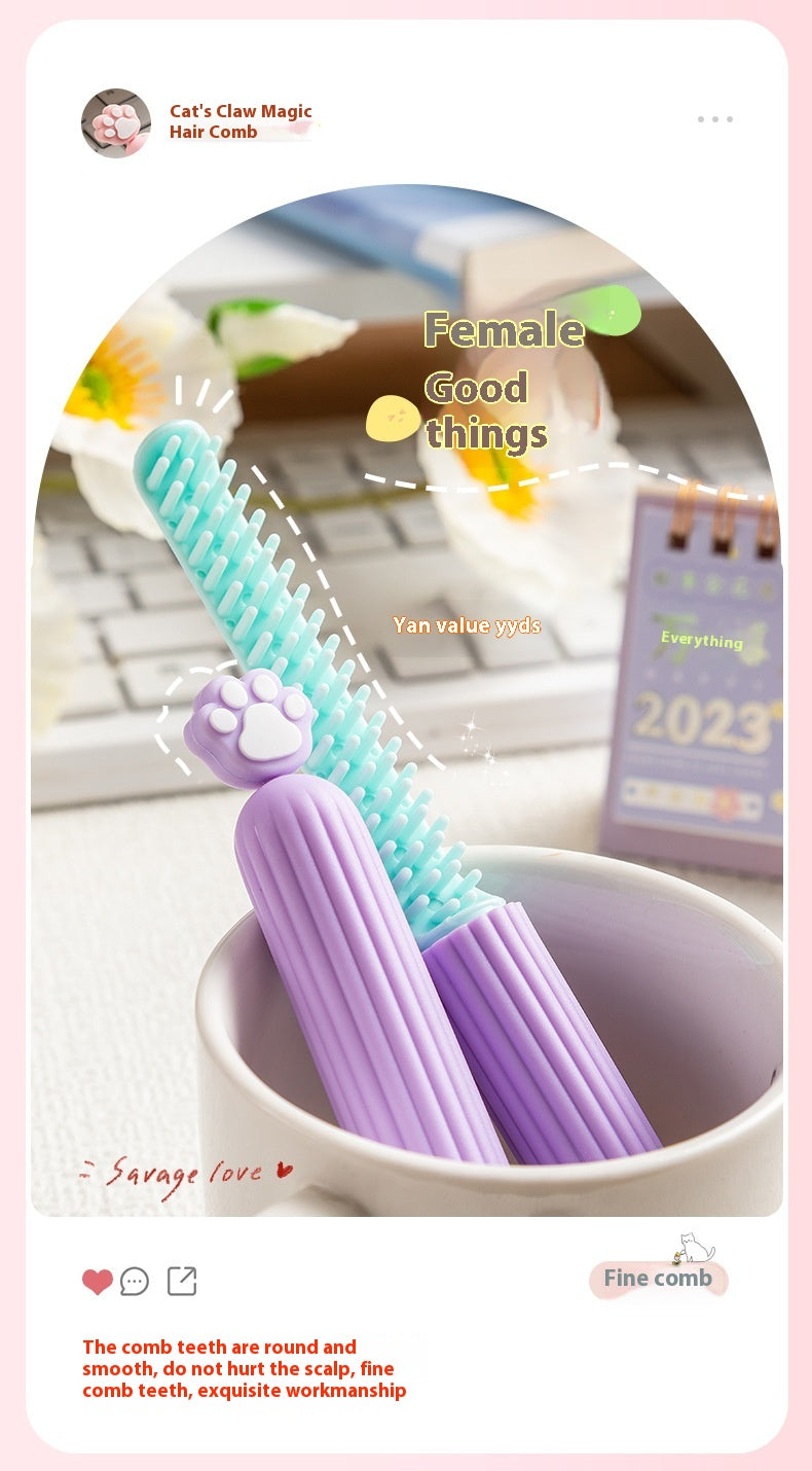 Cute Cartoon Cat's Paw Series Small Comb
