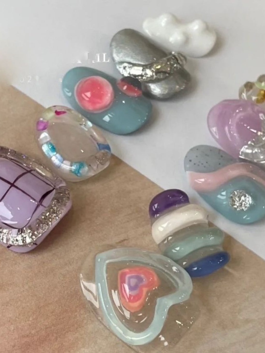 New Detachable Advanced Cute Heavy Industry Pure Desire Wind Student Best-selling Nail Beauty