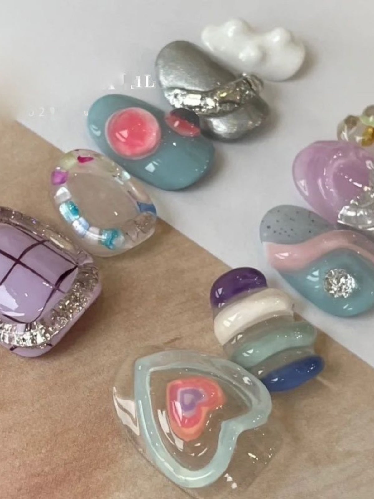New Detachable Advanced Cute Heavy Industry Pure Desire Wind Student Best-selling Nail Beauty