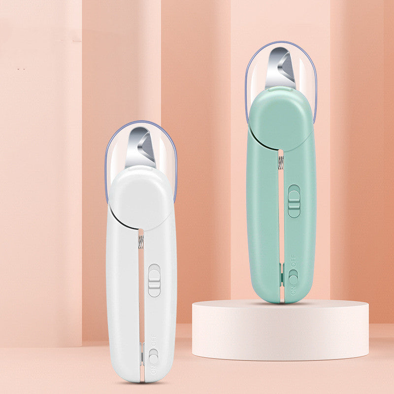 Led Light Cat Blood-proof Nail Polisher