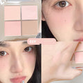 Kakashow Four Color Blush Palette Natural Nude Makeup Highlighting And Contouring