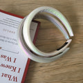 Fashion Solid Color Bright Color Wide-brimmed Headband