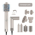 Folding 8 In 1 Hair Dryer Plasma All-in-one Hot Air Comb Suit