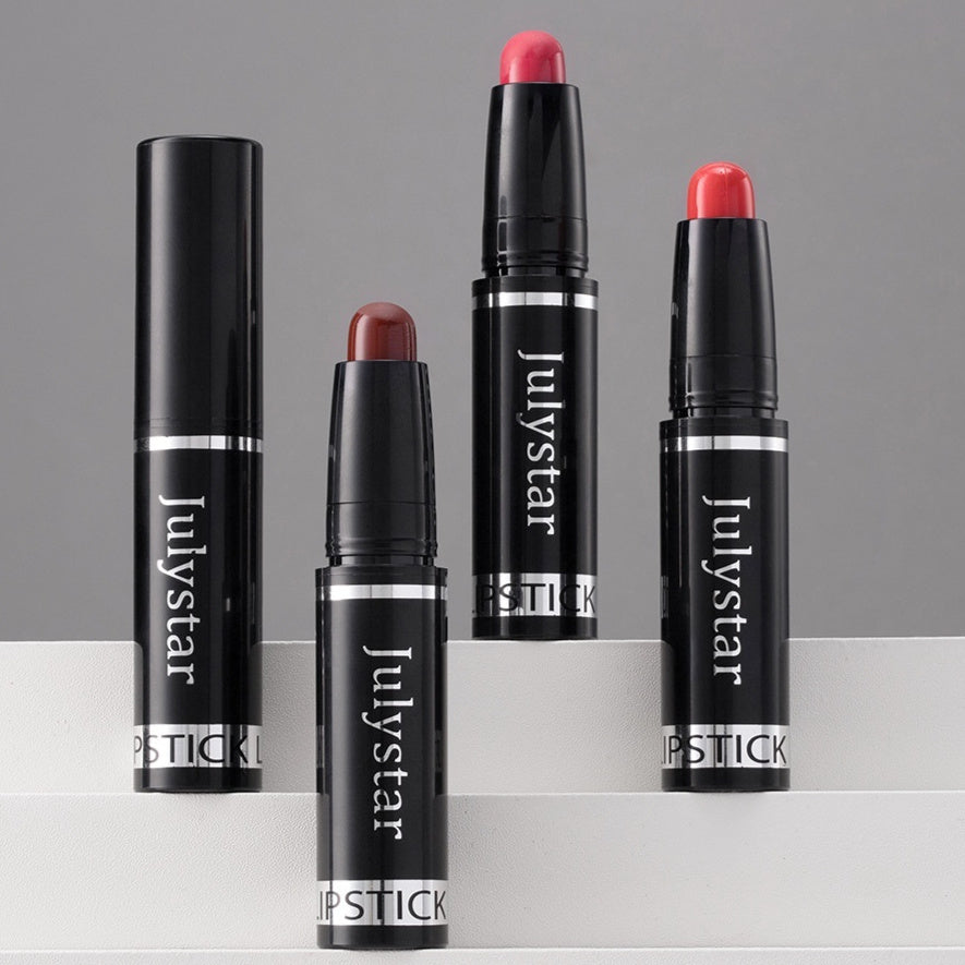 Matte Finish Makeup Lipstick Rotating Velvet Lasting No Stain On Cup