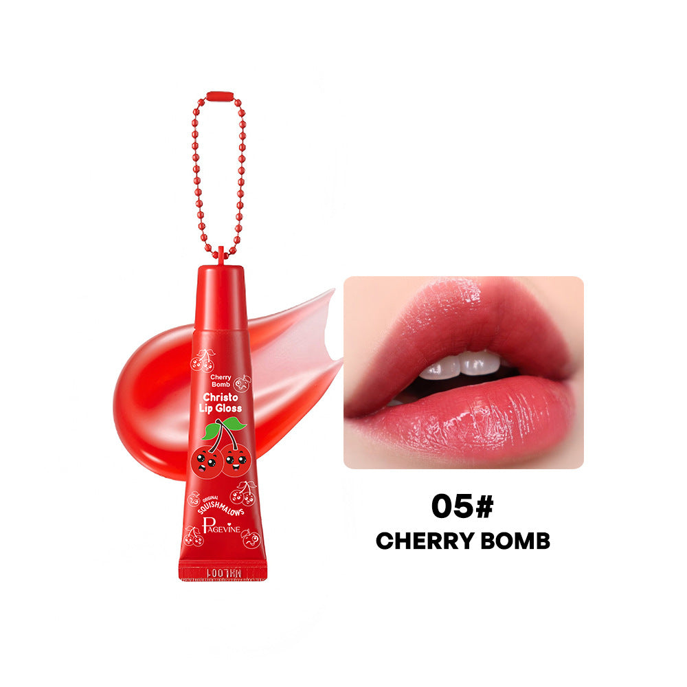 Colorful Fruit Cartoon Series Lip Gloss Refreshing And Moisturizing