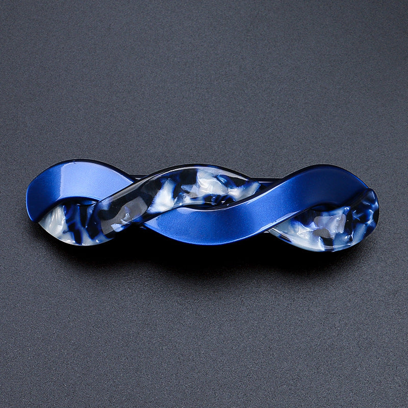Acetate Large Spring Clip Leopard Hairpin
