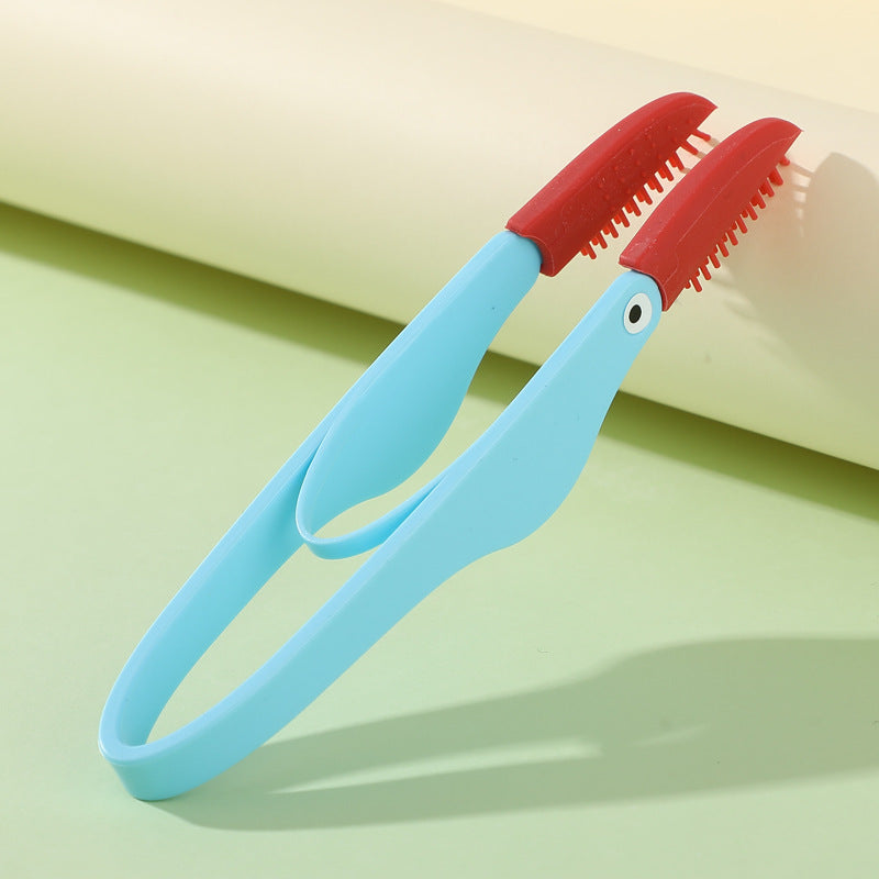 Pet Tear Marks Brush Pet Tear Marks Brush Cat Dog Eye Excrement Brush Soft Washable Pet Combing Brush With Handle Tear Comb Tear Stain Remover Comb Pet Grooming Tools
