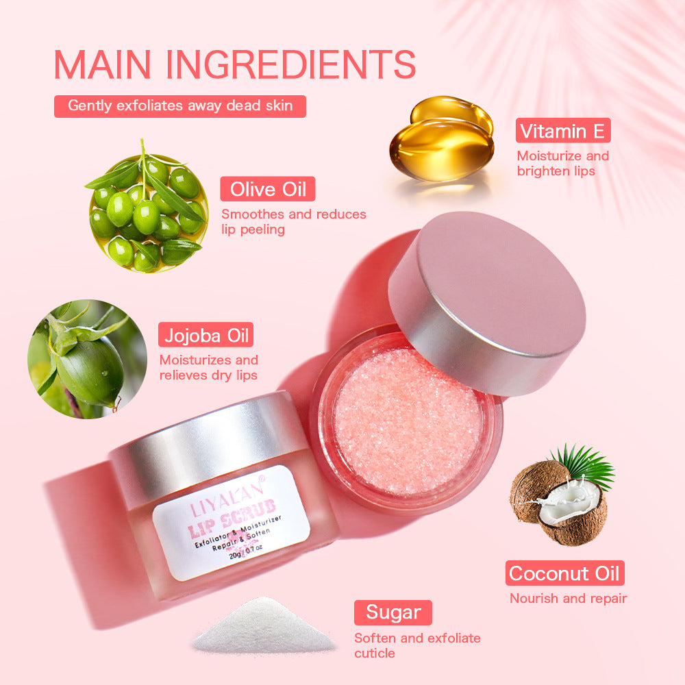 Strawberry Lip Scrub Cream Exfoliator Mild