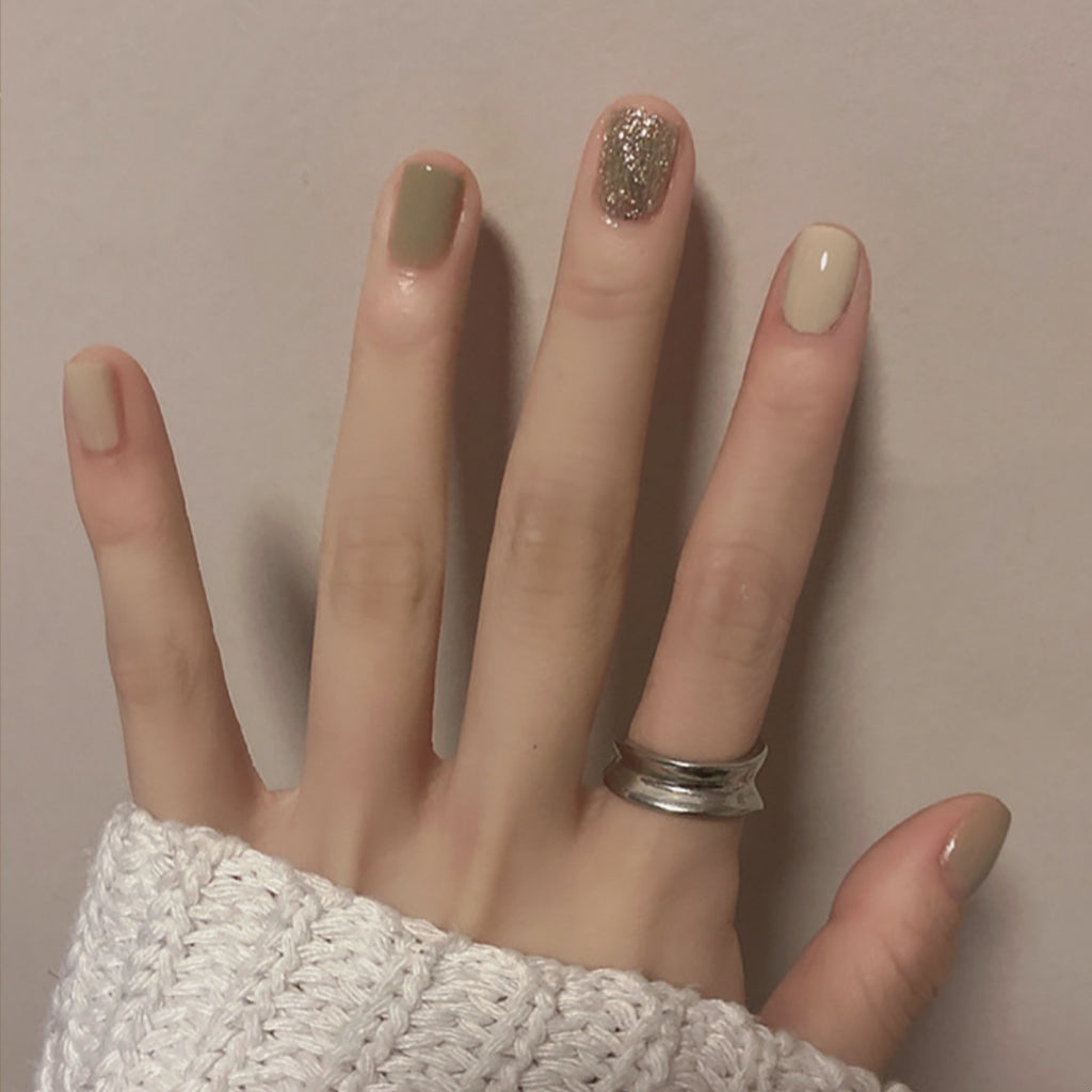 Annies Ennis Women's Three-color New Ice Jelly Nude Color Gel Nail Polish Suit
