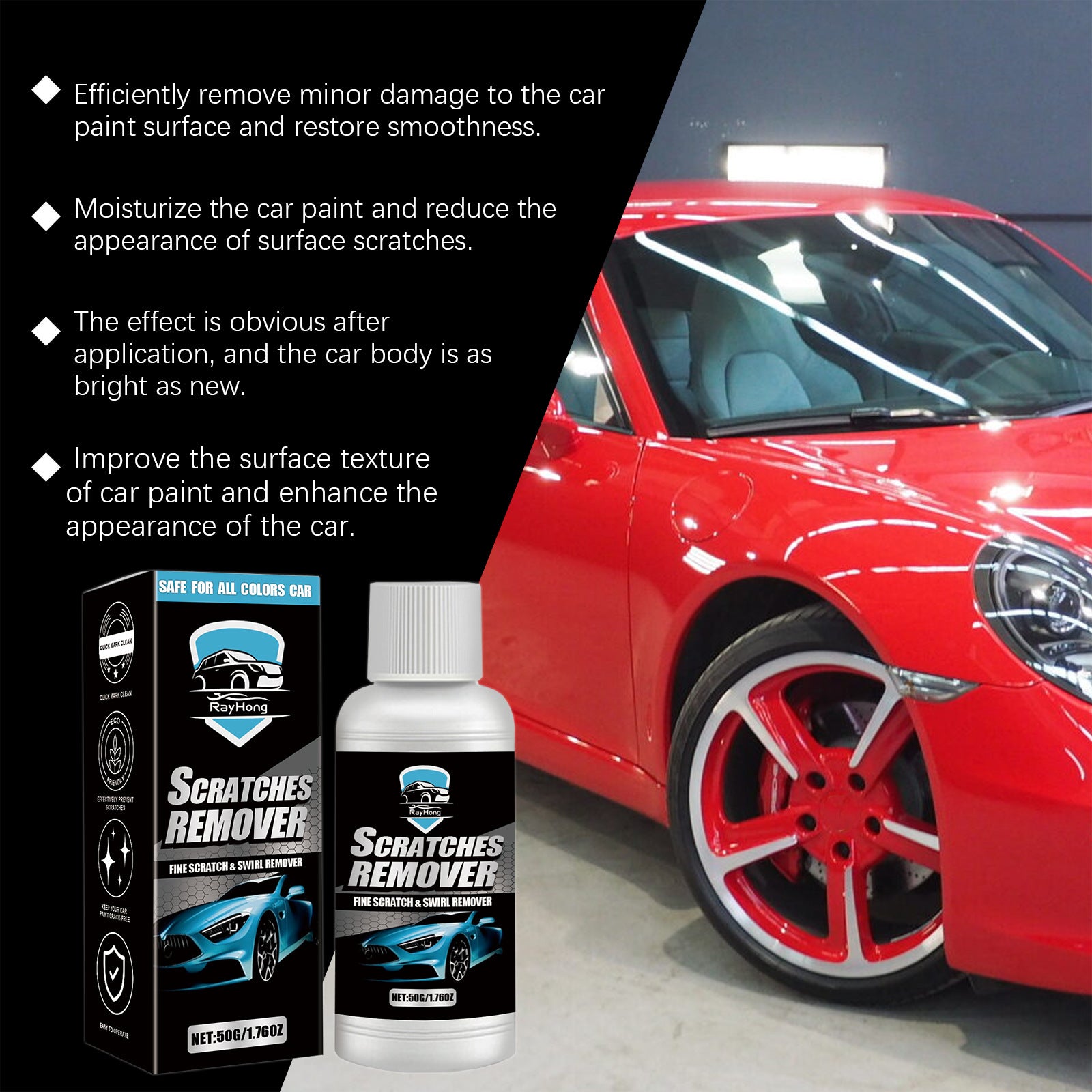 Car Mark Removal Cream Rub Decontamination Cleaning