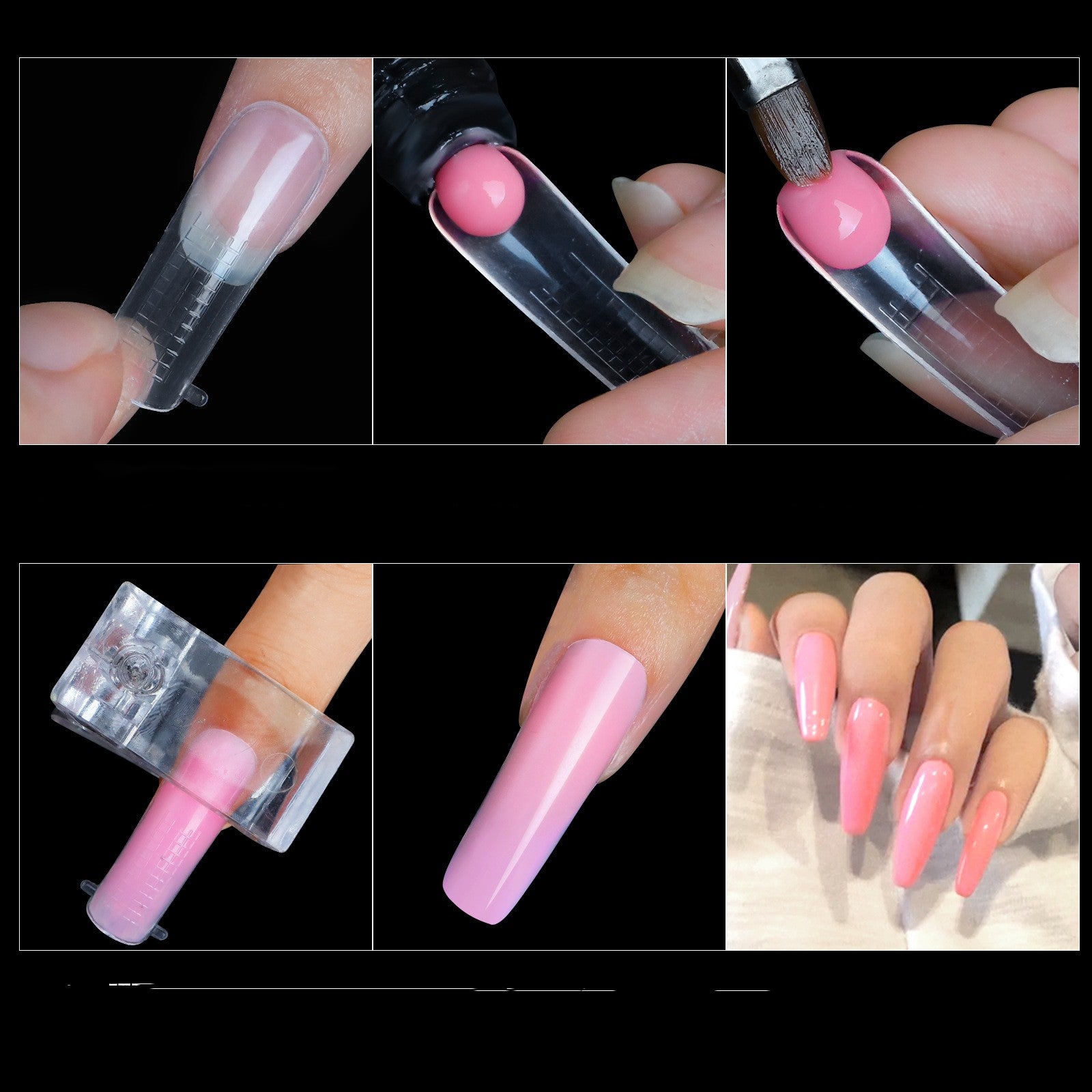 Nail Extension Glue Nail Mold Paperless Holder