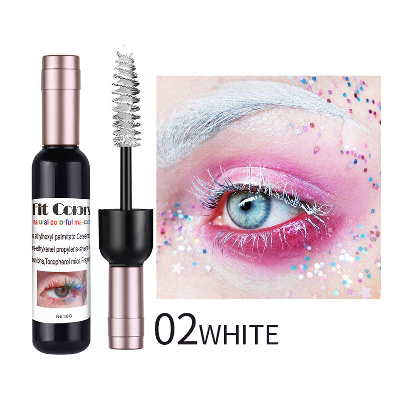 Halloween Stage Long, Thick, Wine-Red, Multi-Colored Mascara