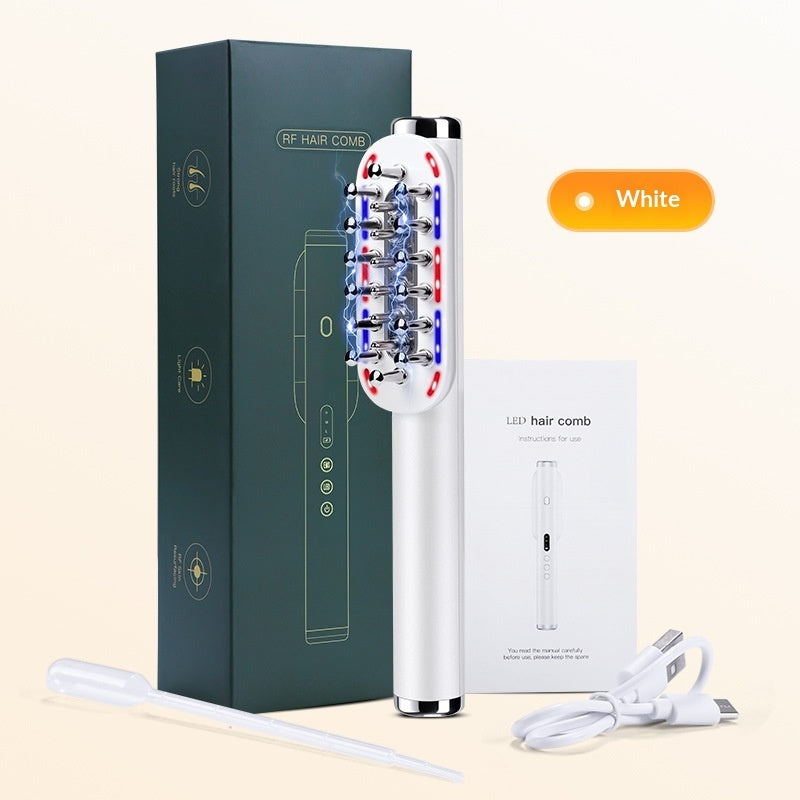 Radio Frequency Hair Care Comb EMS Microcurrent Electric Massage Comb