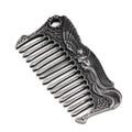 Nordic Viking Stainless Steel Comb Double-sided Aoding Crow Viking Women's Jewelry