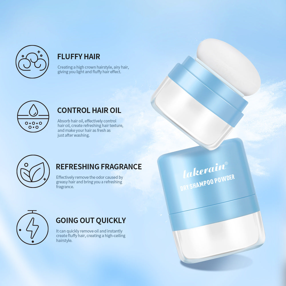 Lakerain Hair Dry Cleaning Booster Powder Bangs Disposable