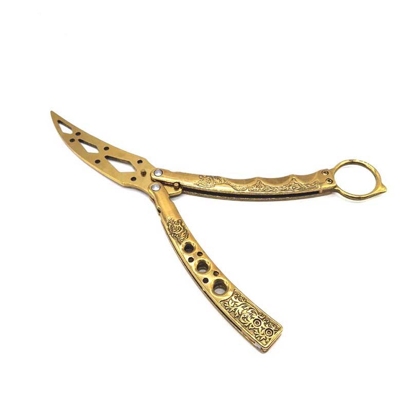 Butterfly Blade Practice Shake Hand Knife Comb Folding Toy