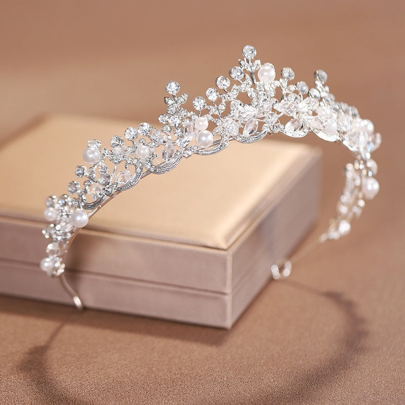 Elegant Handmade Crown Bridal Headdress Women's Wedding Dress Hair Accessories