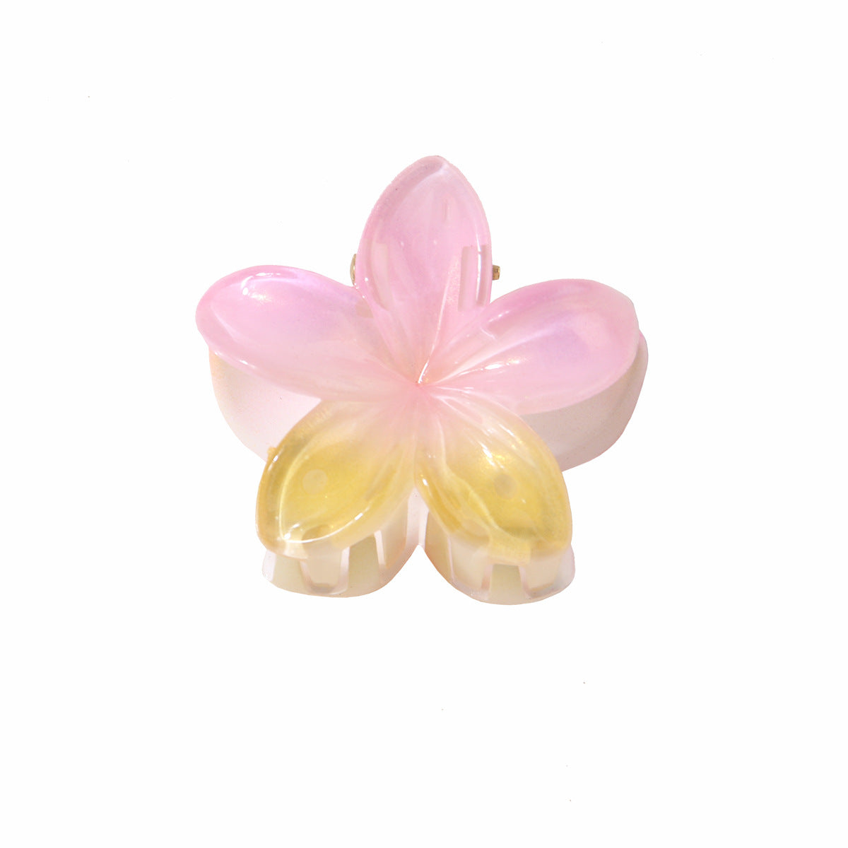 Small Size 4cm Gradient Plumeria Rubra Hairpin Headdress