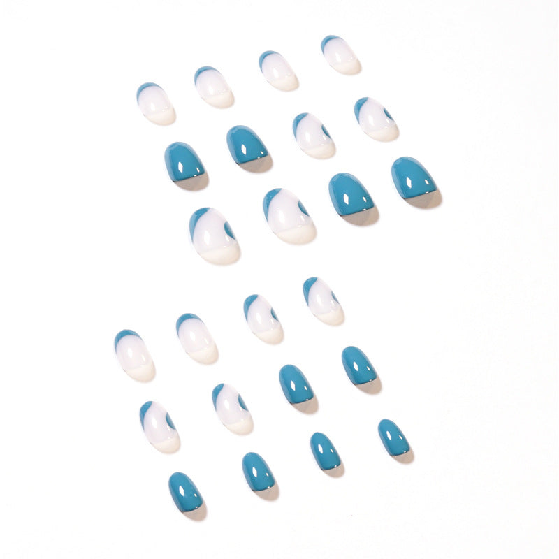 Short Round False Nail Patch