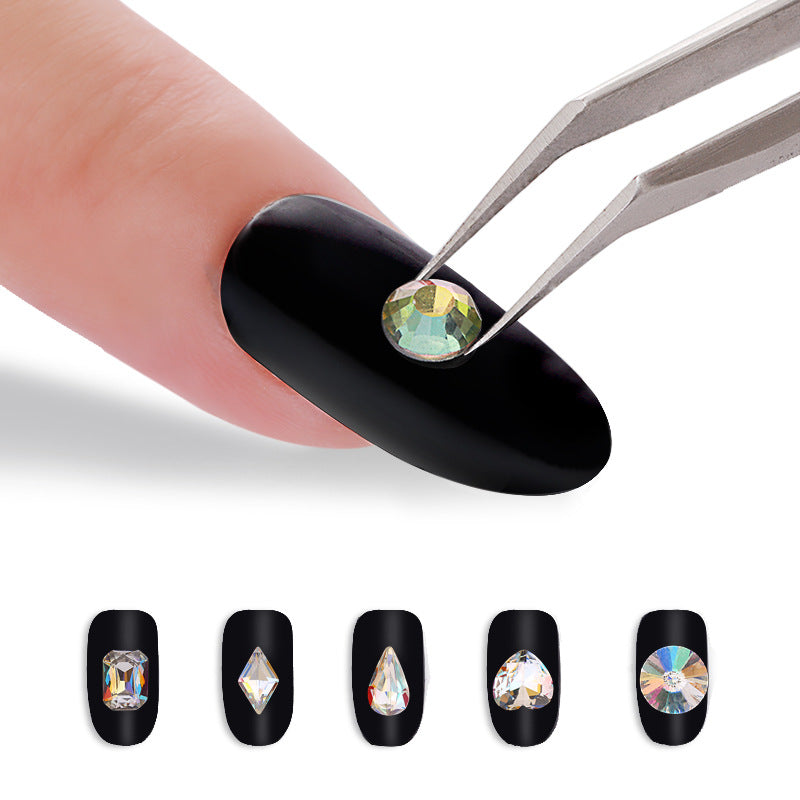 Antald Nail Rhinestone Sticking Glue Water Sticker Nail Tip Ornament