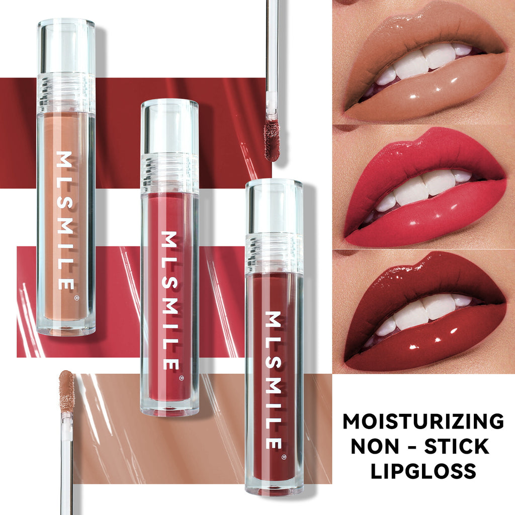 Cross-border Mirror Glass Lip Lacquer Water Light Toot Moisturizing And Nourishing