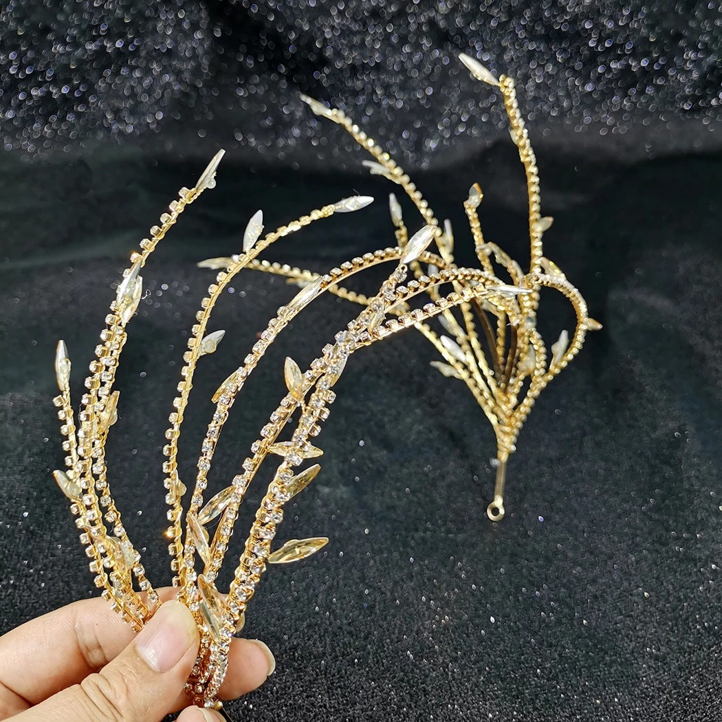 Bride Wedding Simple Headwear Headband Crown Accessories