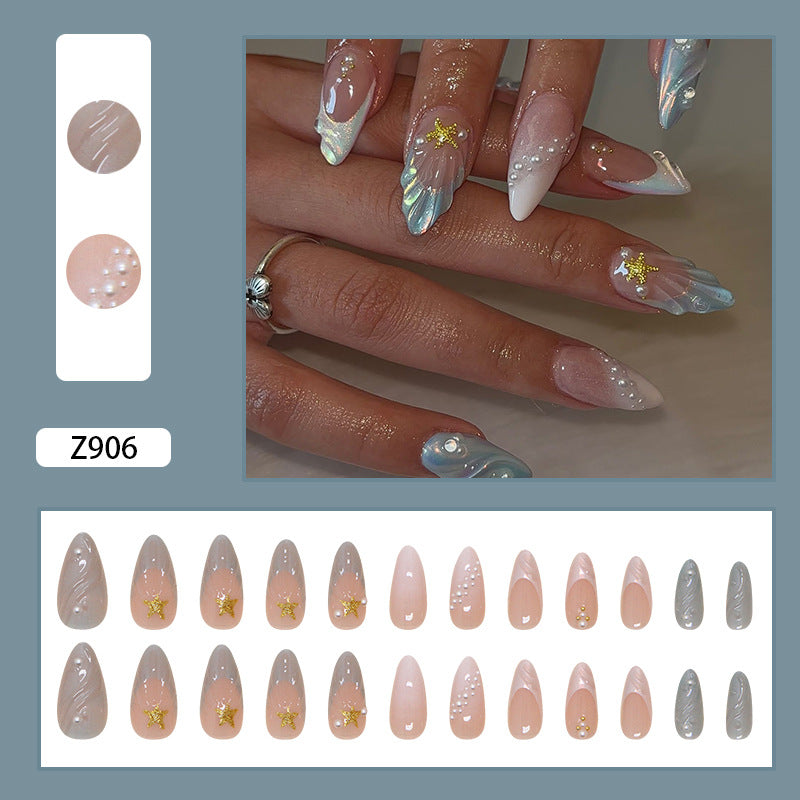 Ocean Nail Patch Shell Wearing Armor Star