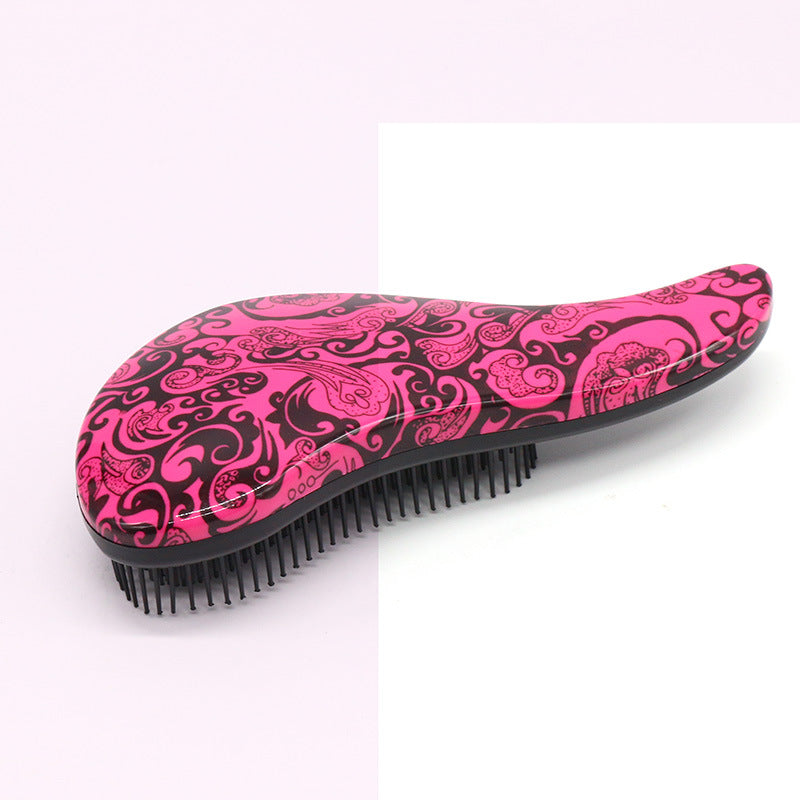 Color Straight Hair Plastic Comb