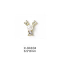 Christmas Love Bell Metal Nail Drill Accessories