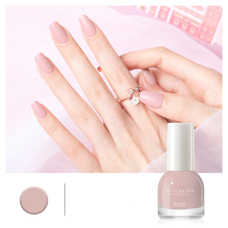 Maycreate Nail Polish Female Long-lasting Tear-free Baking Free Transparent Net Red Summer Nail Polish