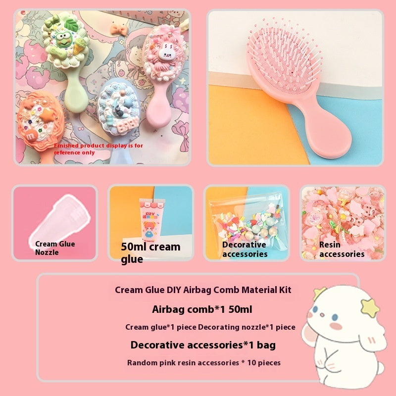 Cream Glue Comb Diy Material Package