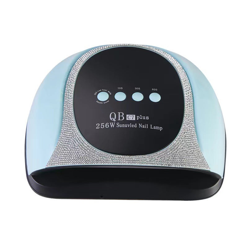 QB C7 Plus 256W High-Power Quick-Drying Diamond-Embedded Nail Lamp