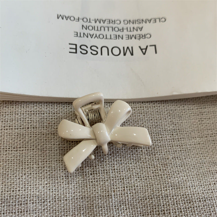 Candy-colored Metal Hair Clip With A Bow