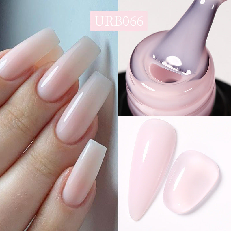 UR Sugar Reinforced Long-lasting No-file Base Coat With Shimmering Glitter Gel Polish