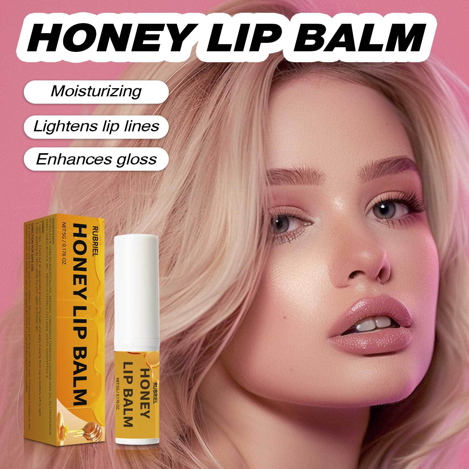 RUBRIEL Honey Lip Balm 5G Nourishing And Hydrating