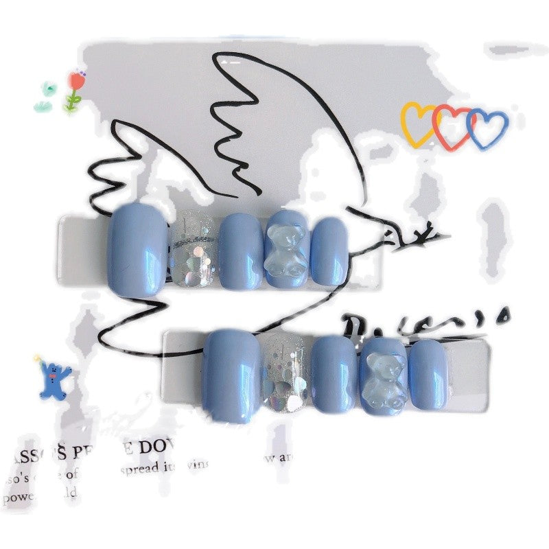Picasso's Place Dove Aurora Bear False Nail Patch