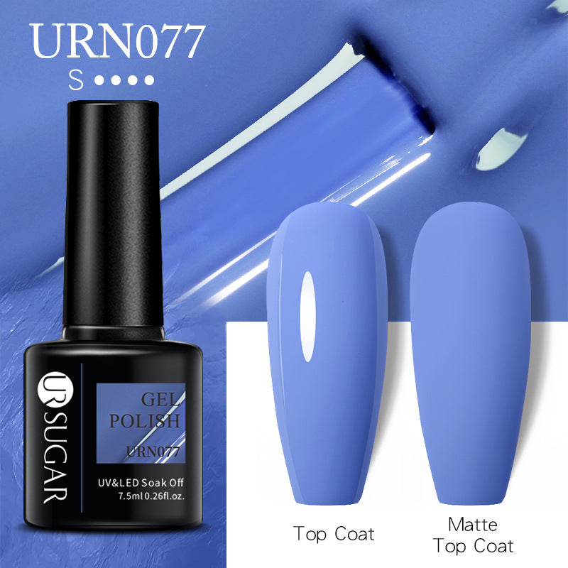 UR Sugar One Bottle One Color Gel Nail Polish Hot Sale Shimmering Powder Sequins Solid Color Phototherapy Plastic