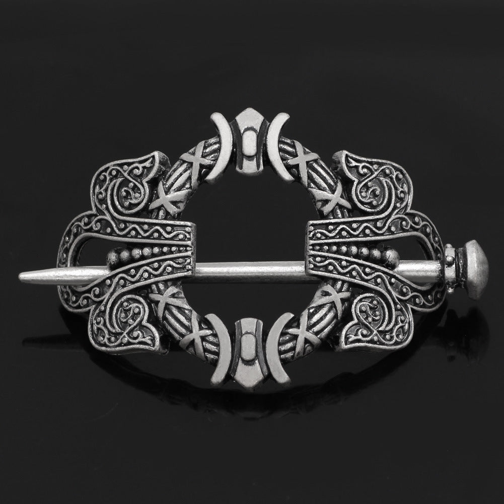 Popular Retro Barrettes Hair Clasp Plate Metal Exquisite