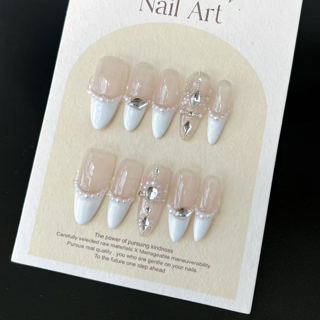 Handmade Wear Nail Barlow Pearl Detachable