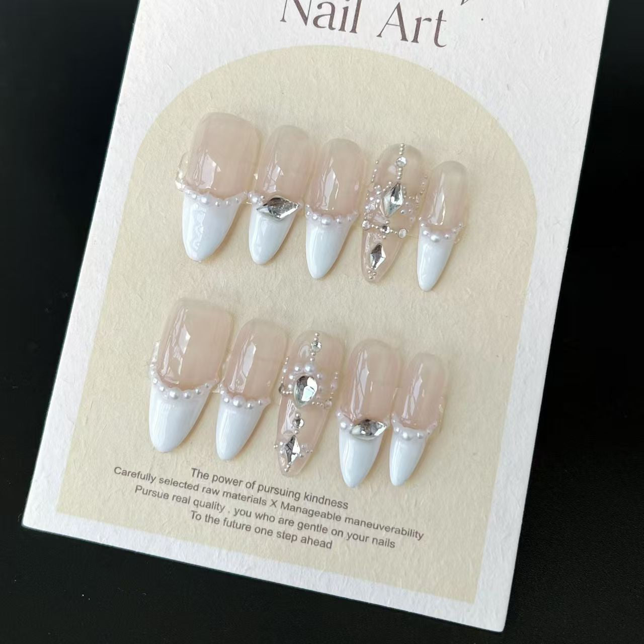 Handmade Wear Nail Barlow Pearl Detachable