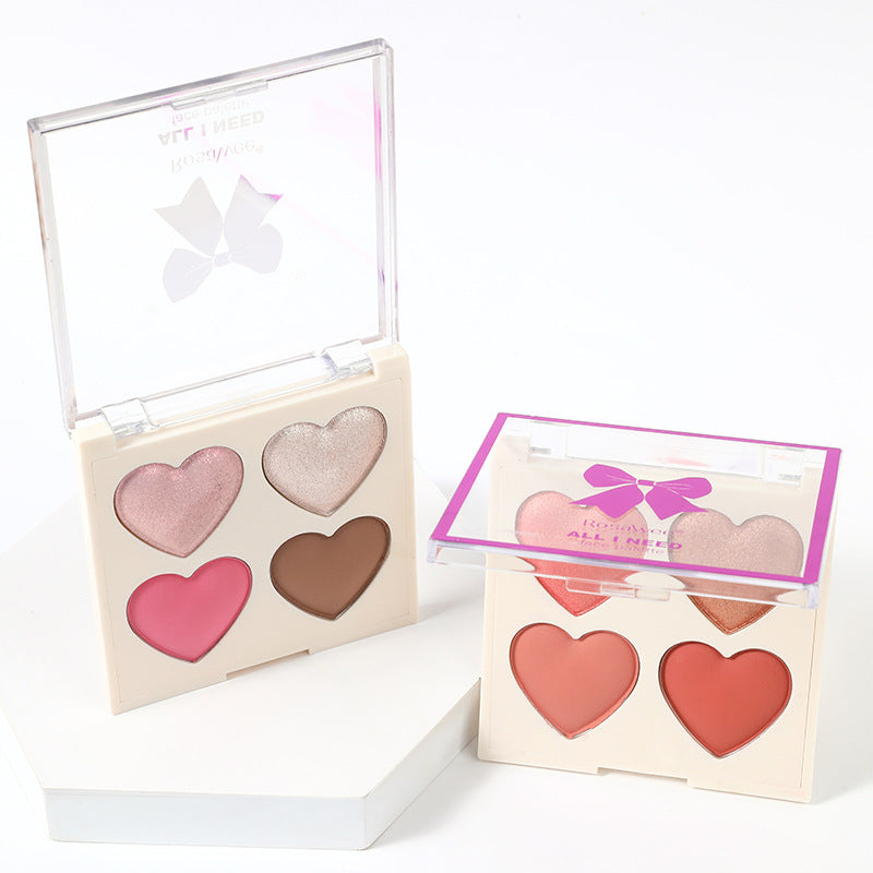 Rosawee A Four-color Blush Delivers A Natural Subtle Glow