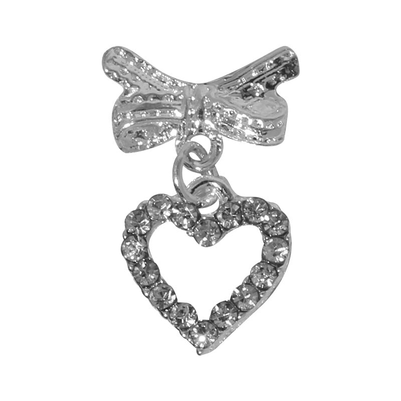 Alloy Nail Art Decorations Moon Flower And Butterfly Nail Studs