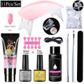 Shiny Transparent Gel Lengthening Nail Set