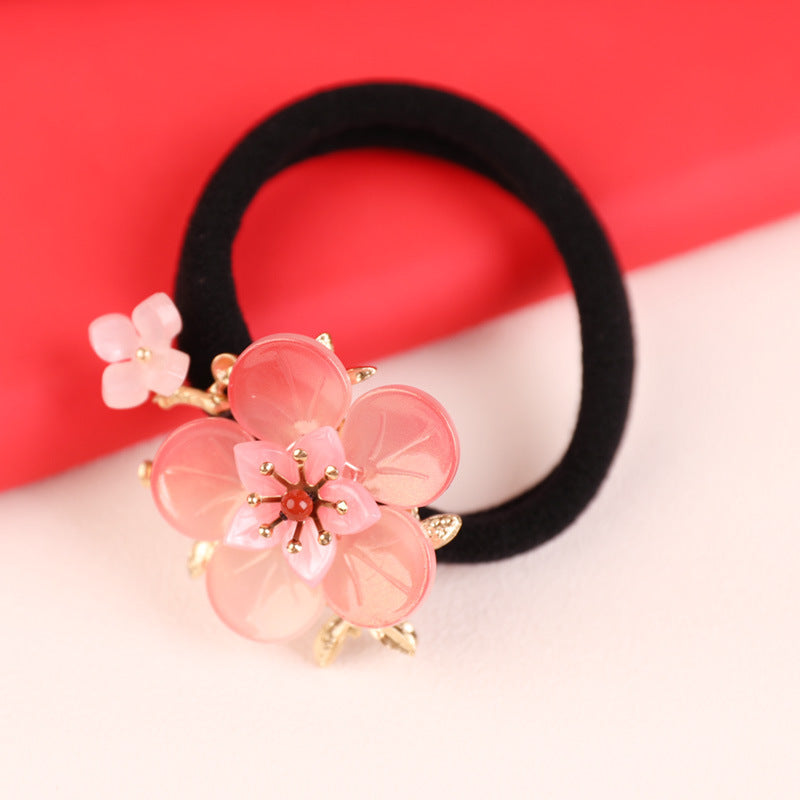 Personalized Headwear With Ponytail Hair Tie