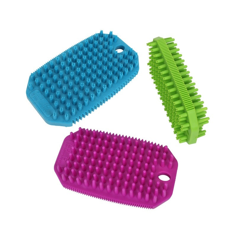 Pet Bath Massage Comb Mo Hair Removal Brush Wet And Dry Dual Use