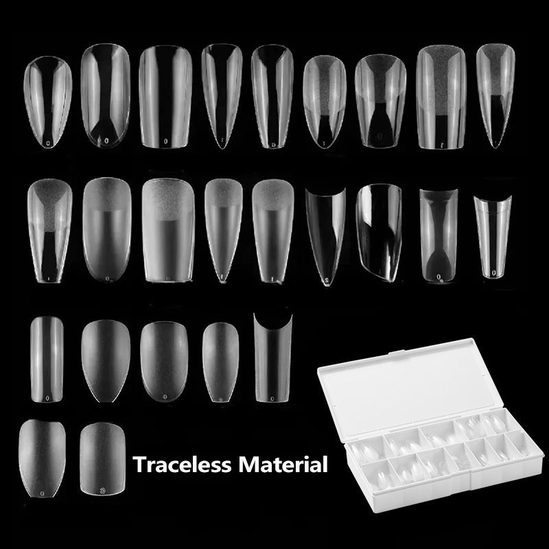 OEM/ODM Frosted Seamless Nail Tip Boxed Multiple Options