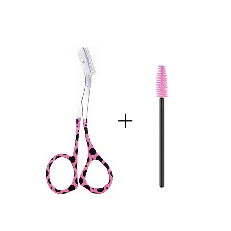 Eyebrow Trimmer Eyebrow Blade With Brow Groomer Small Comb Makeup Scissors Eye-brow Knife