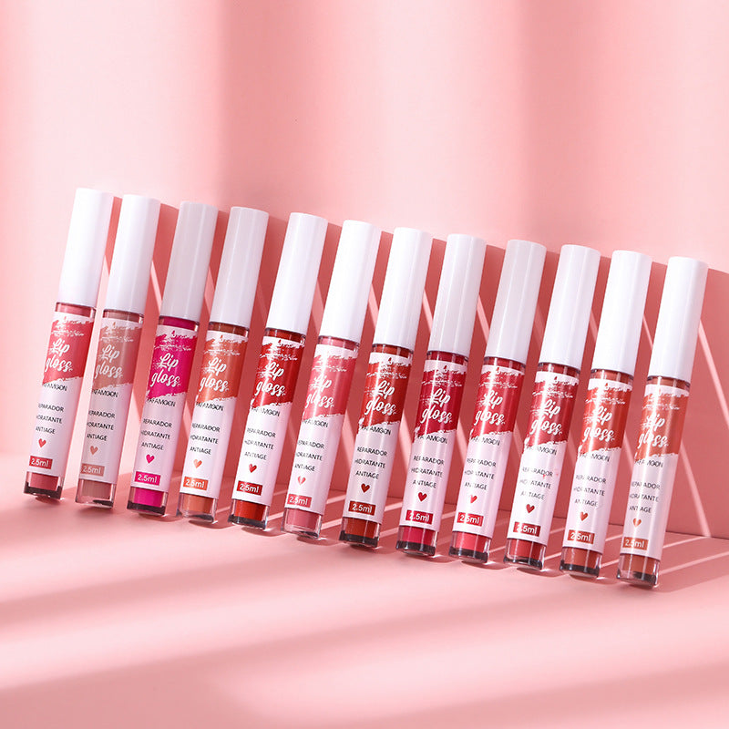 New No Stain On Cup Long-lasting Matte Non-fading Matte Velvet Lip Gloss